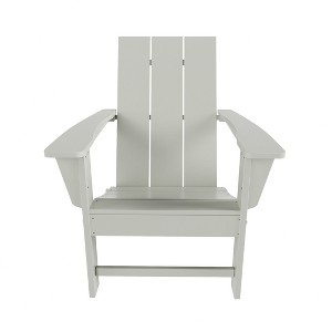 WestinTrends Ashore Modern Outdoor Patio Folding Adirondack Chair - 1 of 4
