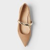 Women’s Cassidee Metal Mary Jane Flats with Memory Foam Insole – A New Day™ Taupe - 3 of 4