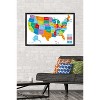 Trends International Map - United States Of America 2022 Framed Wall Poster Prints - 2 of 4