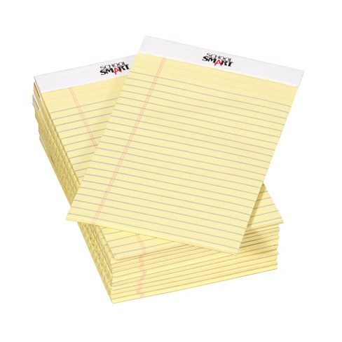 School Smart Scratch Pad, 3 x 5 Inches, 100 Sheets, White, Pack of 12