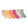 Muk Luks Women's 6 Pack Dream Step Mini Crew Socks - 2 of 4