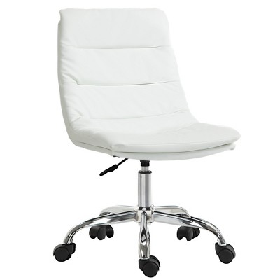 Vinsetto Armless Office Chair Ergonomic Computer Desk Chair Mid