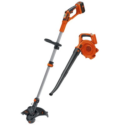 Black & Decker LCC140 40V MAX Lithium-Ion Cordless String Trimmer and Sweeper Kit (2 Ah)