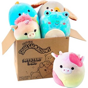 Squishmallows Original Mystery Box 5-Inch Plush 5 Pk- Collectible Soft & Squishy Mini Stuffed Animal Toy-Great Gift for Kids, Girls & Boys - 1 of 4