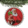 Kurt Adler 4.25 In Coca Cola Santa Bottle Cap Nostalgic Tree Ornaments - 3 of 3