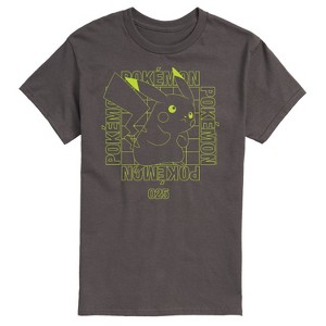 Men's - Pokémon - Battle Mode Short Sleeve Graphic T-Shirt - 1 of 4