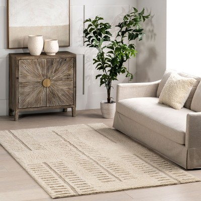 Nuloom Finlay Modern Wool Premium Machine Washable Area Rug