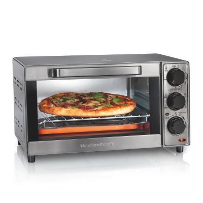 Stainless Steel 4-Slice Air Fryer Toaster Oven with Auto Shutoff