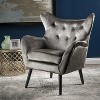 NicBex Velvet Accent Chair,Upholstered Living Room Chairs with Mid-Height Curved Backrest,Modern Armchair,Accent Chairs for Living Room - 4 of 4
