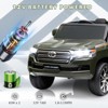 2 Seater Kids Ride On Truck, 12V Battery Powered Electric Vehicle w/Remote Control, 3 Speeds, Led Lights, Music & Horn, Spring Suspension Boys Girls - 2 of 4