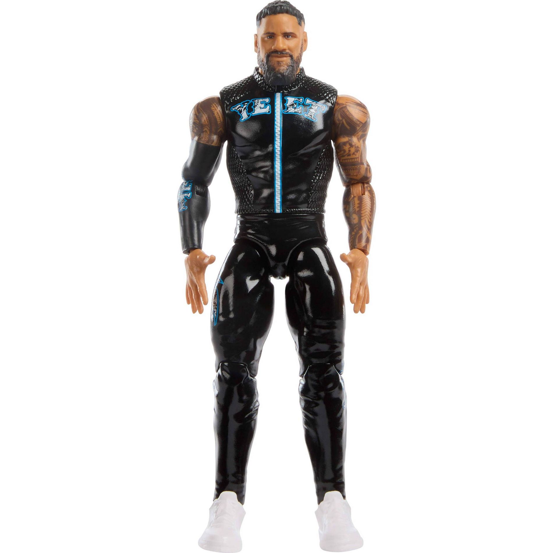 WWE Jey Uso Action Figure, Main Event Series #157, 6" Collectible with Articulation