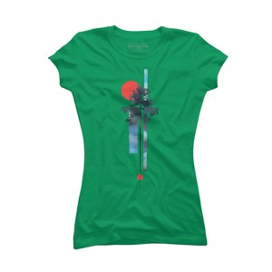 Junior's Design By Humans Abstract Nature By airiestudio T-Shirt - 1 of 3