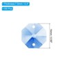 Unique Bargains Hanging Ornament DIY Craft Prisms 2 Holes Octagon Suncatchers 0.55" 100 Pcs - 2 of 4