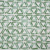 Set of 2 Painted Triangles Verte Reversible Chair Pad - Pillow Perfect: Weather-Resistant Patio Cushions, Geometric Design - 2 of 3