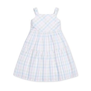 Hope & Henry Girls'  Sleeveless Tiered Seersucker Sundress, Toddler - 1 of 4