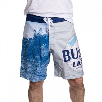 Busch Mens Busch Light River Wild Board Shorts - Medium — фото 5