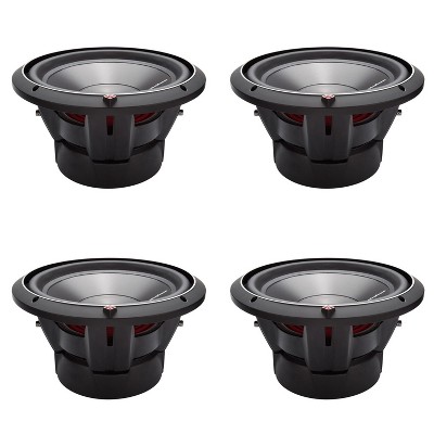 New Rockford Fosgate P3D4-12 12-inch 1200 Watt 4-Ohm DVC Car Audio Subwoofer Sub (4 Pack)