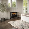 Country Living Infrared Freestanding Electric Fireplace Stove | Electric Indoor Room Heater with Remote, Multiple Flame Colors with Faux Wooden Logs - 2 of 4
