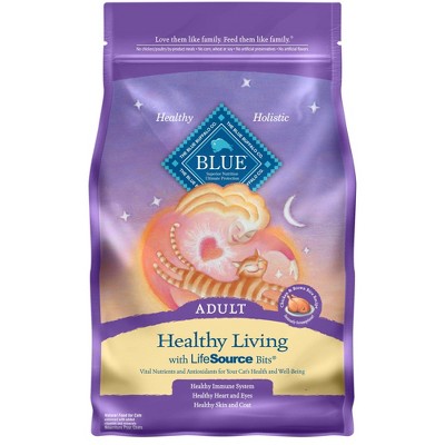 Blue Buffalo Healthy Living Chicken & Brown Rice Recipe Adult Premium Dry Cat Food