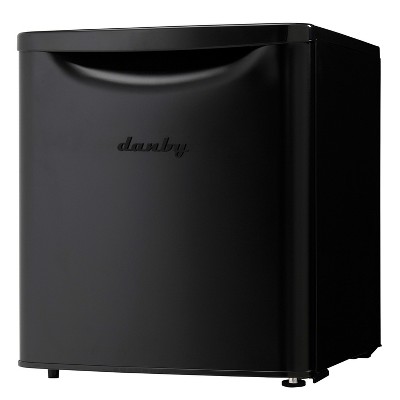 Danby 1.7 cu. ft. Black Compact Refrigerator with Glass Shelves
