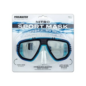 Poolmaster Nitro Sport Adult Swim Mask - Blue - 1 of 2