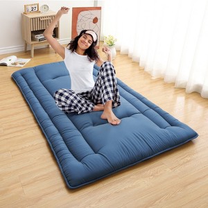 Multi-Use Floor Mattress for Adults and Kids - Japanese Futon Tatami Roll-Up Sleeping Pad for Home and Travel - 1 of 4