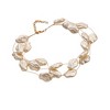 SOHI Women's Pearl White The Large Riviera Collar Necklace - 2 of 4