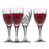 Godinger Silver Set of 4 Dublin Crystal Goblets: 10 oz Capacity, 8" Height, Hand Wash, Clear Drinkware for Hot/Cold Beverages - 2 of 3