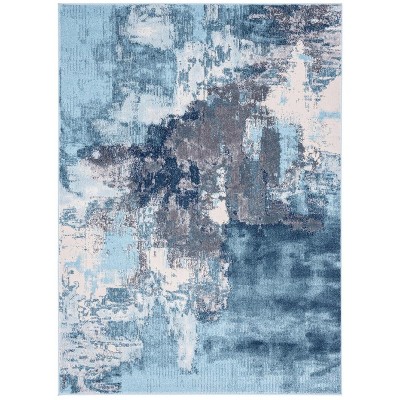Luxe Weavers Modern Distressed Abstract Area Rug