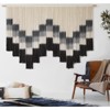 Aoibox Macrame Wall Hanging 59" W x 35" L Tie-Dye Geometric Decor Large Scale Wall Art Boho Yarn Tapestry - 3 of 4