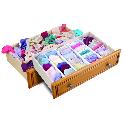 Genius Storage Drawer For Bras And Panties. Need To Do This!