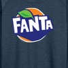 Women's - Coca-Cola - Fanta Costume Lightweight French Terry Wide Neck Long Sleeve Shirt - 2 of 4