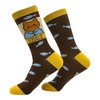 Crazy Dog Women's Employee Of The Month Socks Funny Sarcastic Kitten Graphic Novelty Footwear for Ladies - 2 of 4