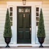 Artificial Trees,Fake Cedar Topiary Tree Outdor,3/4/5ft Tall Fake Cypress Trees for Home Decor,Potted Faux Pine Shrubs Plants Set of 1 or 2 - 3 of 4