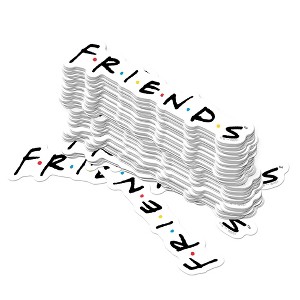 Friends Logo 100ct Vinyl Large Deluxe Stickers Variety Pack - 1 of 4