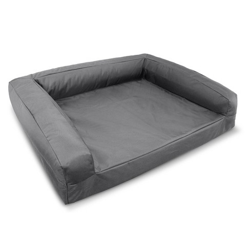 BuddyRest Comfort Deluxe Memory Foam Large Dog Bed - Fathom Gray