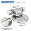 Unique Bargains Zinc Alloy Magnetic Door Stop with Self Adhesive and Screw Mount - 2 of 4
