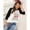 Coolmee Women Christmas Sweatshirts Long Sleeve Pullover Shirts Funny Garden Gnome Graphic Tees Tops - 2 of 4