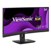 ViewSonic VG3456CA 34 Inch 21:9 Ultrawide QHD 4K Curved Monitor with Advanced Ergonomics, 100W USB C, Docking Built-In, HDMI, DisplayPort, and USB Hub - 3 of 4