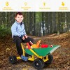 Costway 8" Heavy Duty Kids Ride-on Sand Dumper Front Tipping w 4 Wheels Sand Toy Gift - 4 of 4