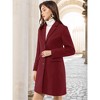INSPIRE CHIC Women's Notched Lapel Single Breasted Outwear Fall coat - 3 of 4