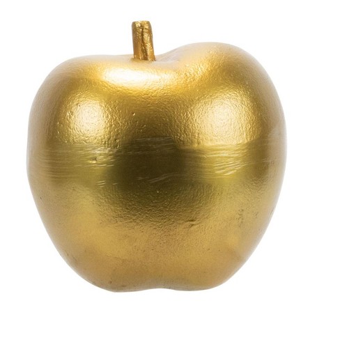 Brass Metal Apple Decorative Sculpture Table Top Decor Foreside Home Garden Target