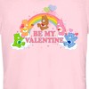 Juniors Womens Care Bears Valentine's Day Be My Valentine Rainbow T-Shirt - 2 of 4