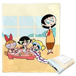 Cartoon Network Powerpuff Girls Classtime Fun Silk Touch Throw Blanket 50x60 Inches - 1 of 4