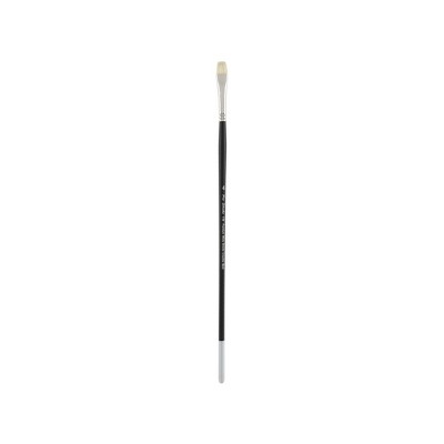 Creative Mark Pro Stroke Premium White Chungking Hog Bristle Artist Paint Brush - Bright - Natural Bristle Brush w/ Great Control Suitable for Oils,