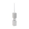 Marble Stone Taper Holder with Geometric Contemporary Design - 2 of 4