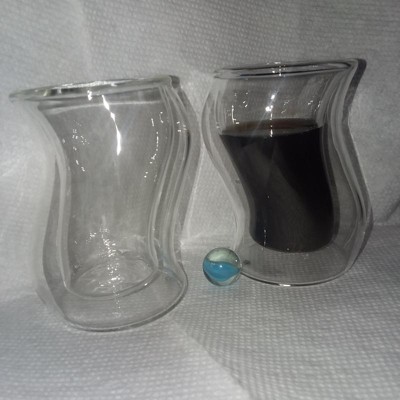 JoyJolt Pivot Double Wall Espresso Shot Glass - Set of 2 Thermo Espresso  Shot Glasses - 2 oz