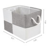 REGALWOVEN Cotton Collapsible Sturdy Lightweight Storage Bin 15.7*11.8*11.8in 1 Pc - 4 of 4