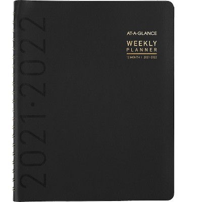 AT-A-GLANCE 2021-2022 8.25" x 11" Academic Planner Contempo Black 70-957X-05-22