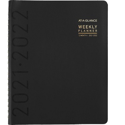 AT-A-GLANCE 2021-2022 8.25" x 11" Academic Planner Contempo Black 70-957X-05-22